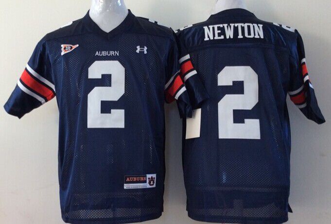Men Auburn Tigers 2 Newton Blue 2025 NCAA Jersey